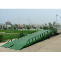 10t with adjustable supporting legs mobile ramp